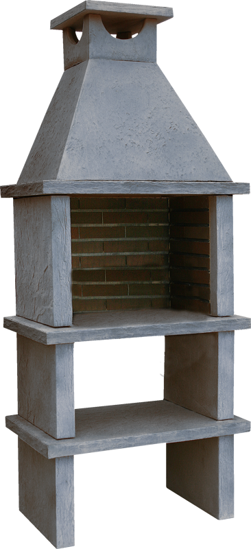 Terra 10 – Barbecue en pierre reconstituée avec grilloir 60 cm (inox en option)
