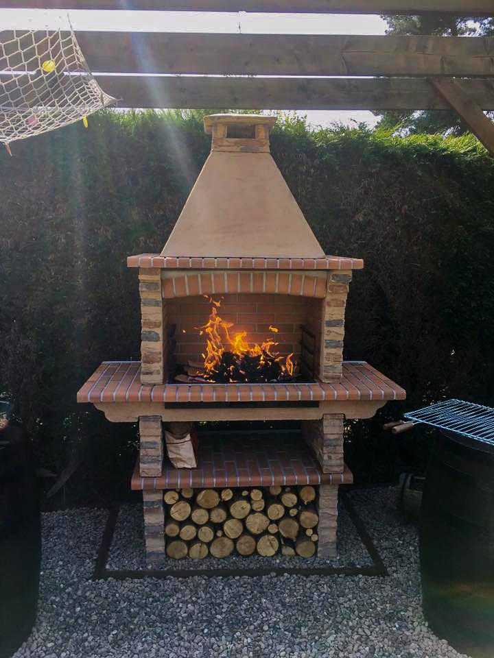 Barbecue en Pierre Rivieira XL – Modèle 421 | Grand Foyer 83 cm