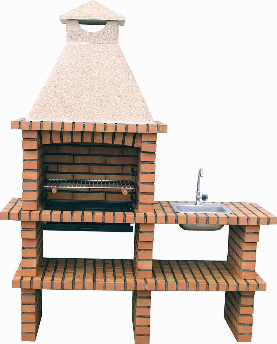 Barbecue en Brique TerraCotto 141 – Avec Module Évier Indépendant