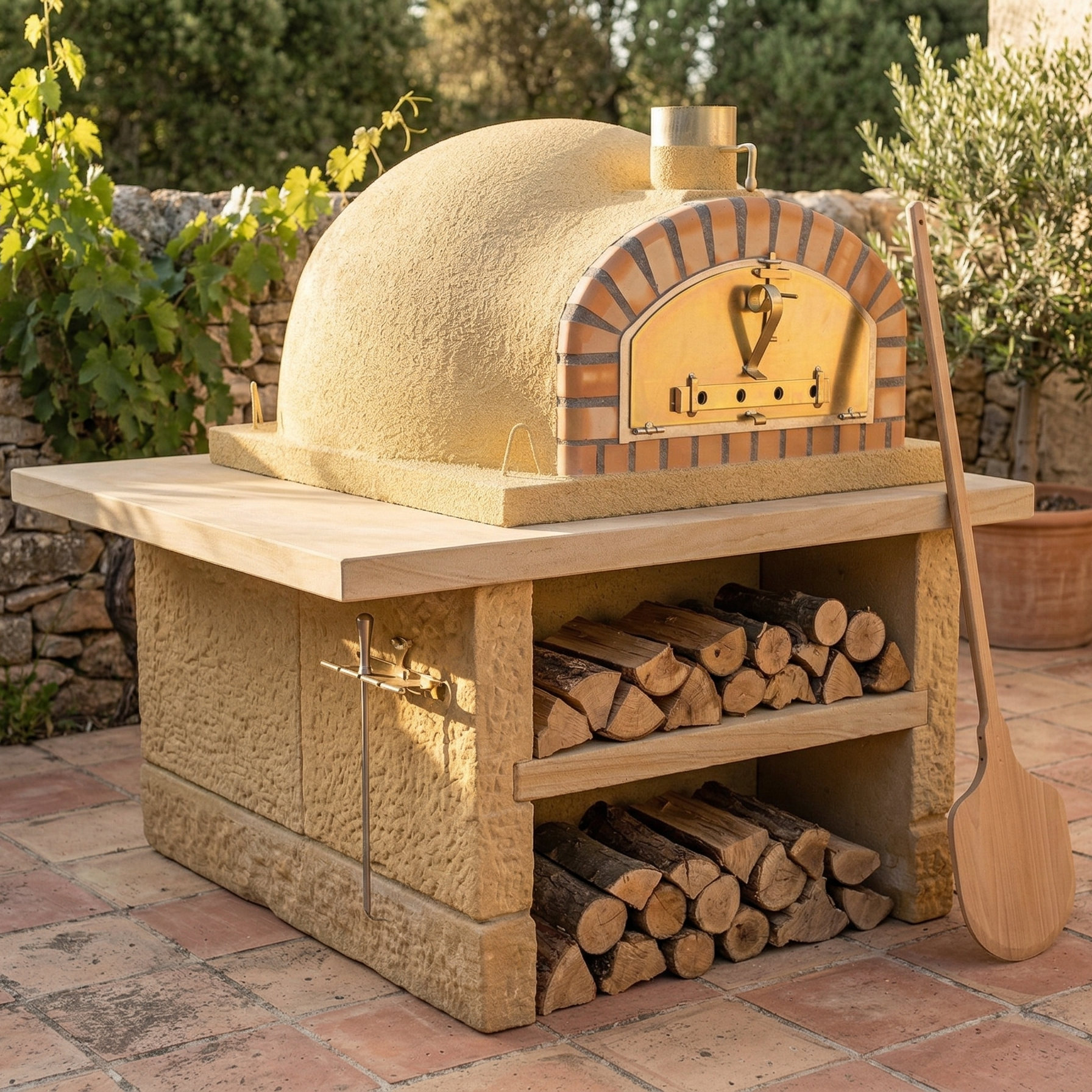Horno de Leña Vesuvio 120 cm – Horno de Pizza Profesional