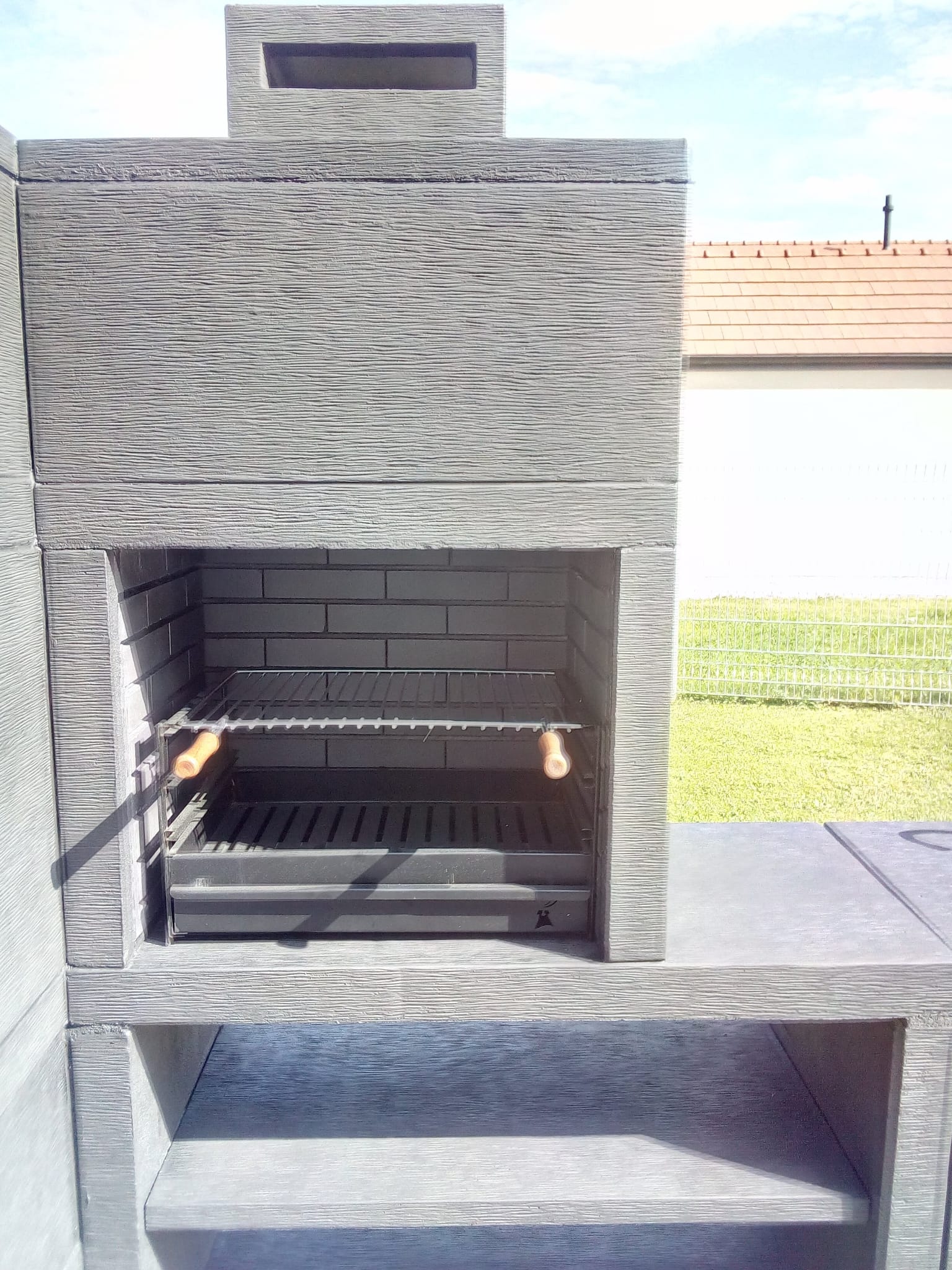 Linea 30F – Cuisine extérieure modulaire avec Four Ø80 cm, Grill 60 cm & module évier (optionnel)
