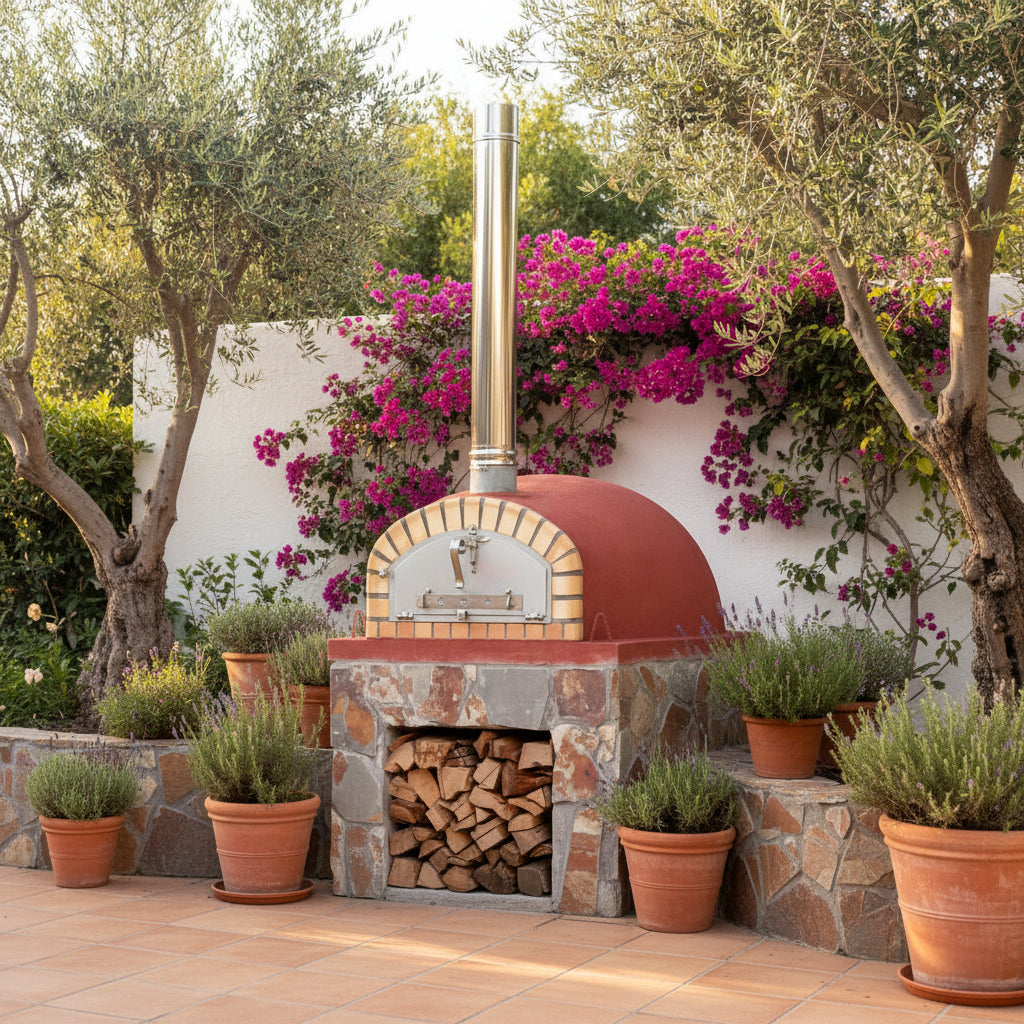 Horno de leña Vesuvio 100 cm – Horno de pizza auténtico
