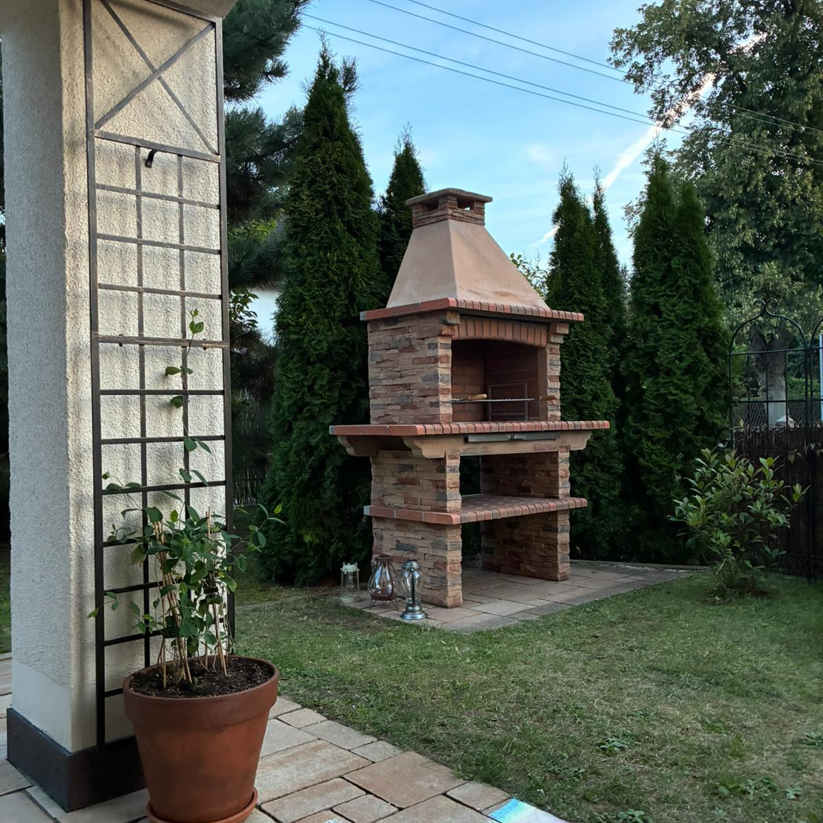 Barbecue en Pierre Rivieira XL – Modèle 421 | Grand Foyer 83 cm
