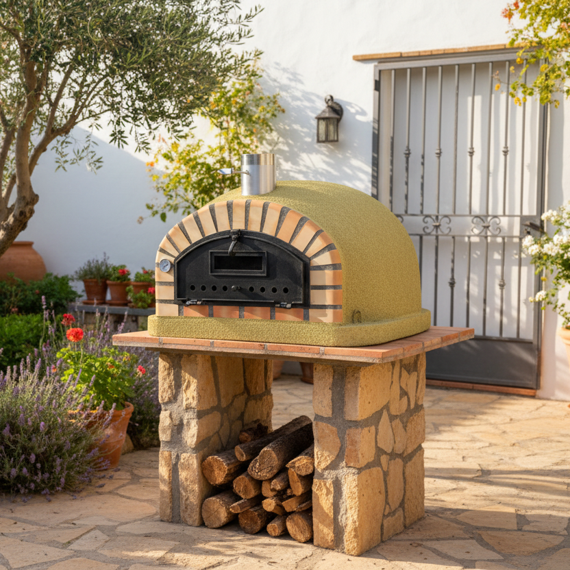 Horno de leña Vesuvio 100 cm – Horno de pizza auténtico