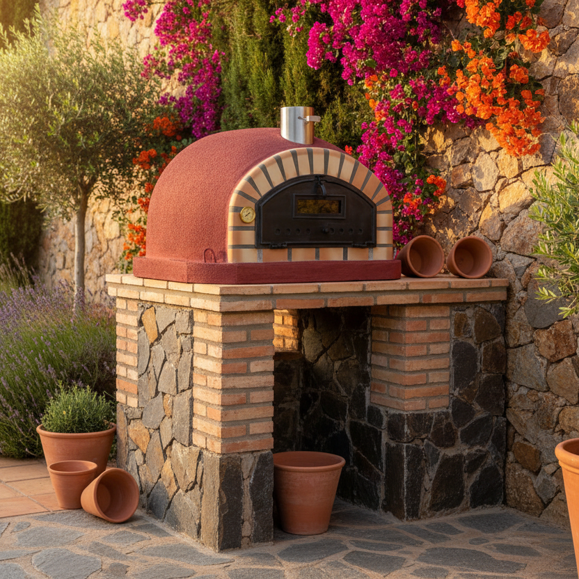 Horno de leña Vesuvio 100 cm – Horno de pizza auténtico