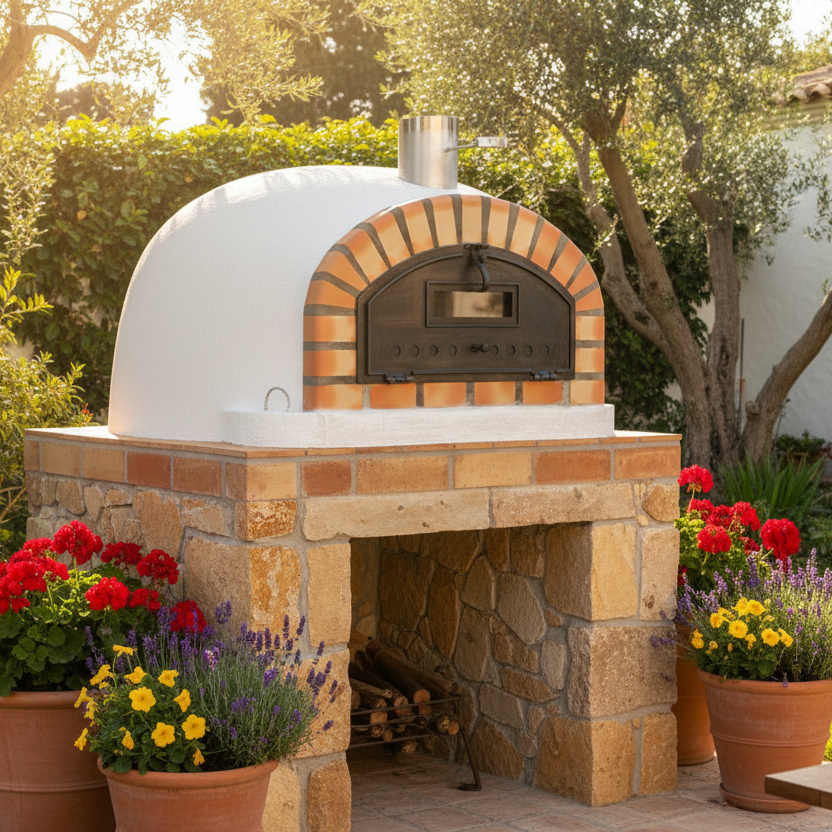 Horno de leña Vesuvio 100 cm – Horno de pizza auténtico
