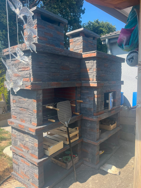Rocca Four 463 – Barbecue en Pierre avec Four à Bois