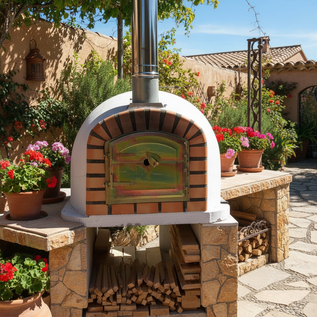 Horno de leña Maestro 90 cm – Horno tradicional para pizza y asador