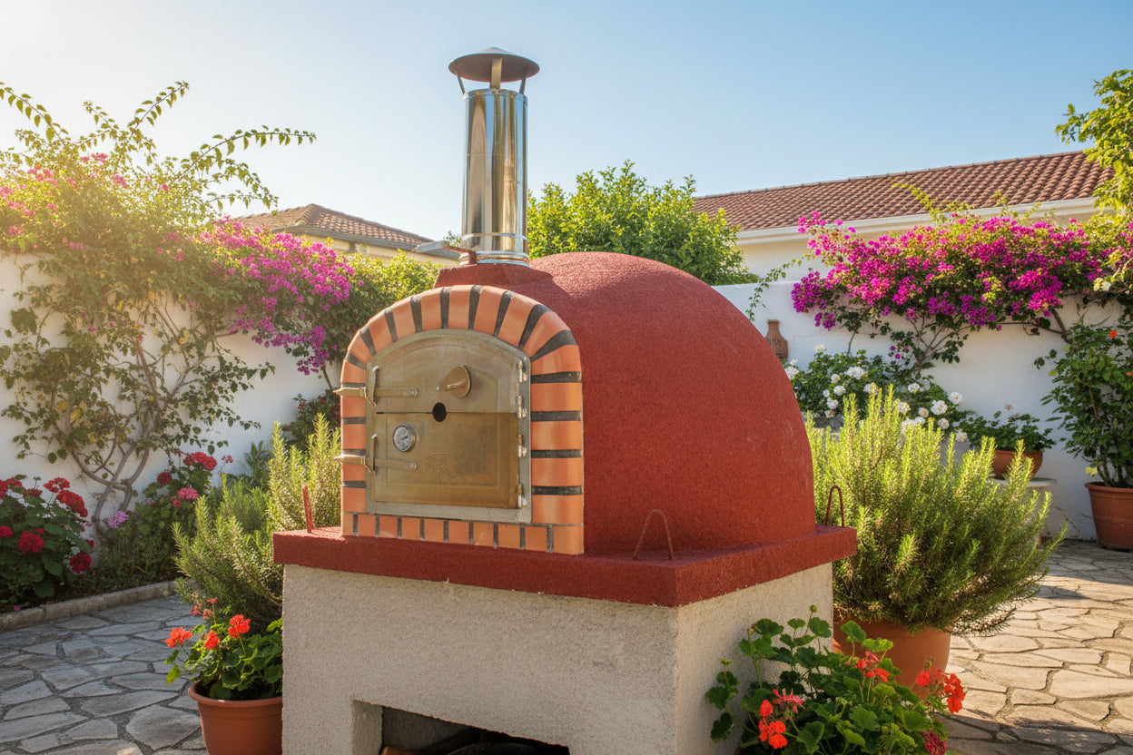 Horno de leña Maestro 90 cm – Horno tradicional para pizza y asador