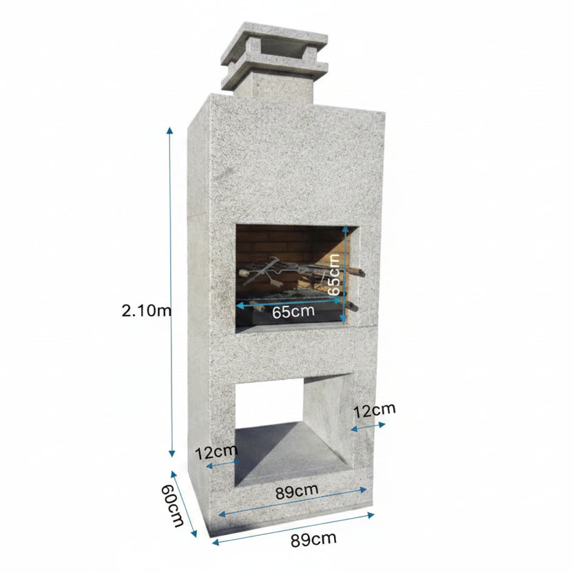 Pietra 059 – Barbecue en granit moderne