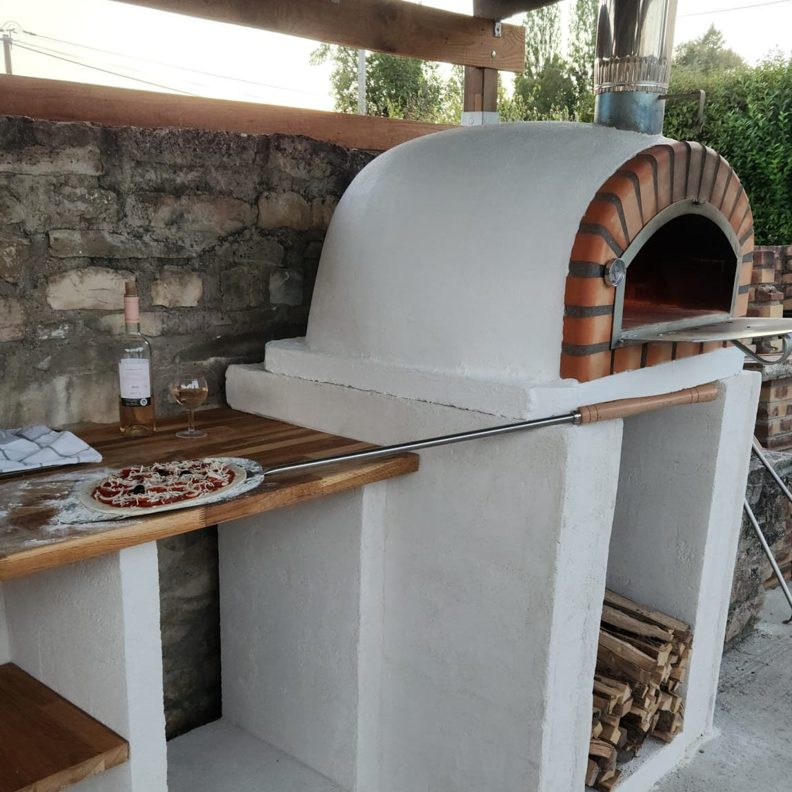 Four à Bois Vesuvio 90 cm – Four à Pizza Traditionnel