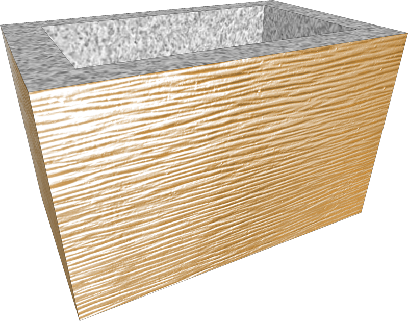 Rehausse de Cheminée Linea (Pierre Reconstituée) – 4 Coloris – Envoi Palette