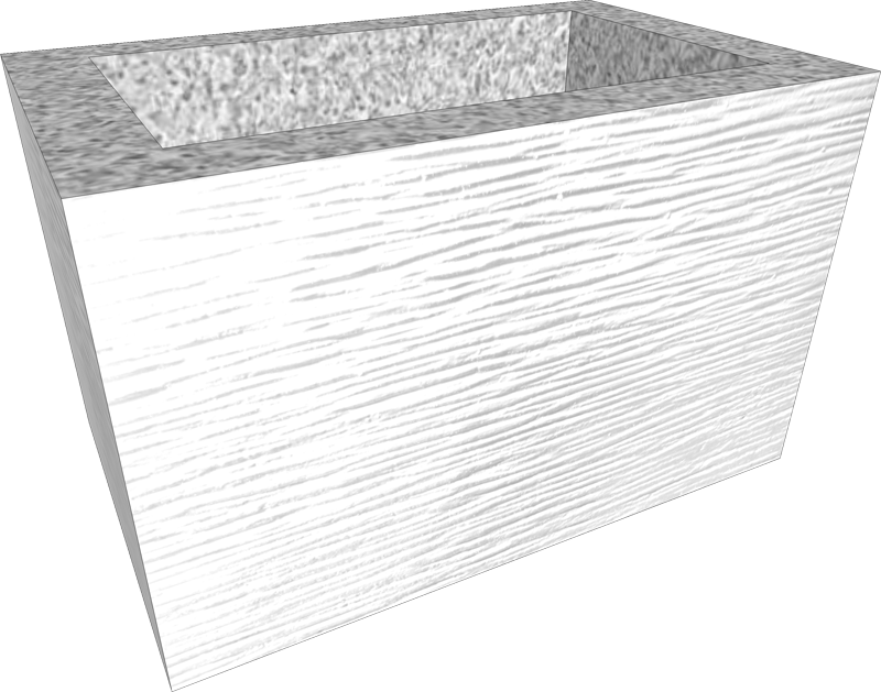 Rehausse de Cheminée Linea (Pierre Reconstituée) – 4 Coloris – Envoi Palette