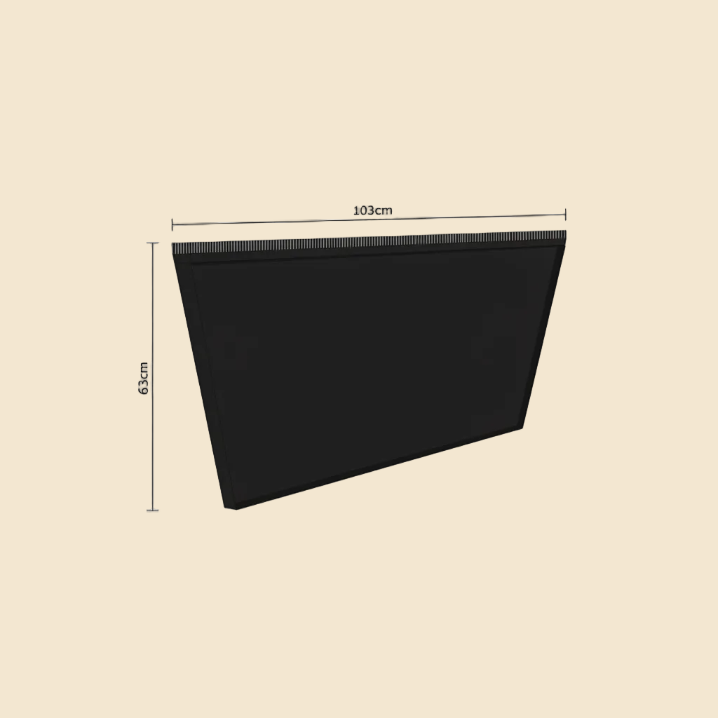 Plaque de Fond en Acier Laqué pour Modules LINEA – 4 Tailles – 4 Couleurs