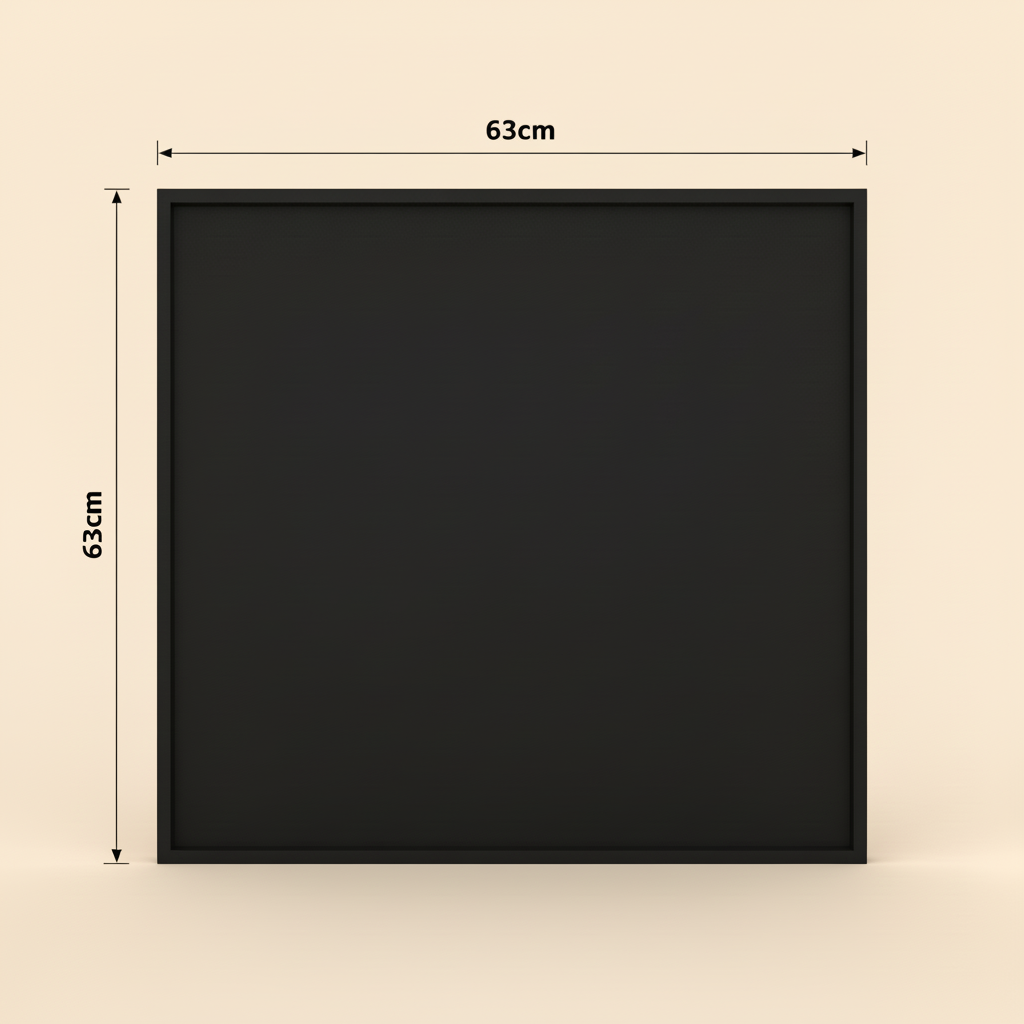 Plaque de Fond en Acier Laqué pour Modules LINEA – 4 Tailles – 4 Couleurs