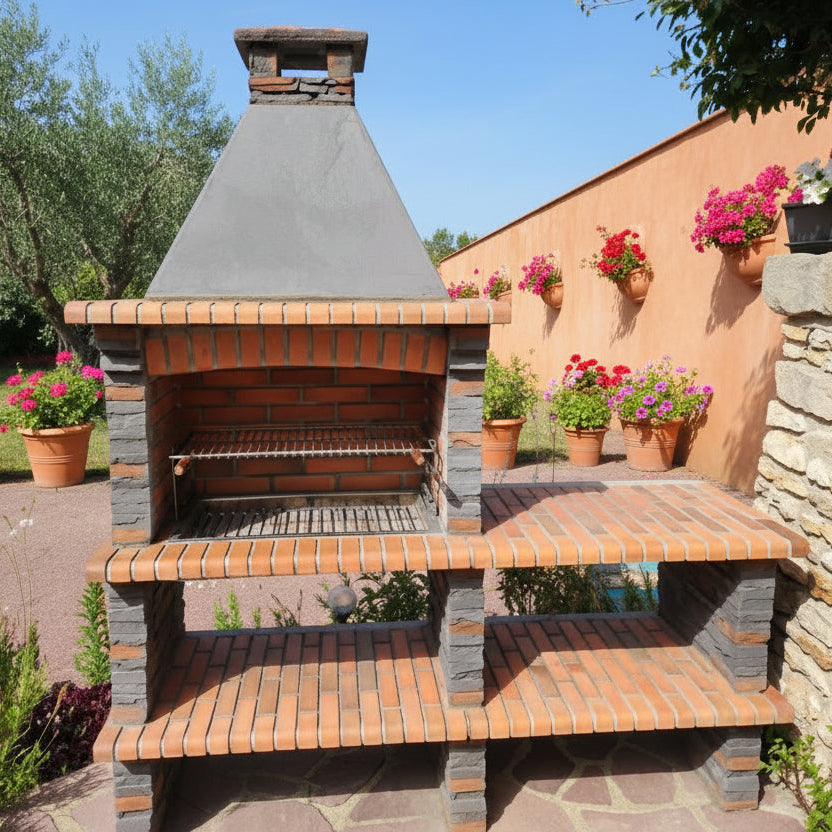 Barbecue en Pierre Rivieira XL 422 – Avec Module & Évier Inox