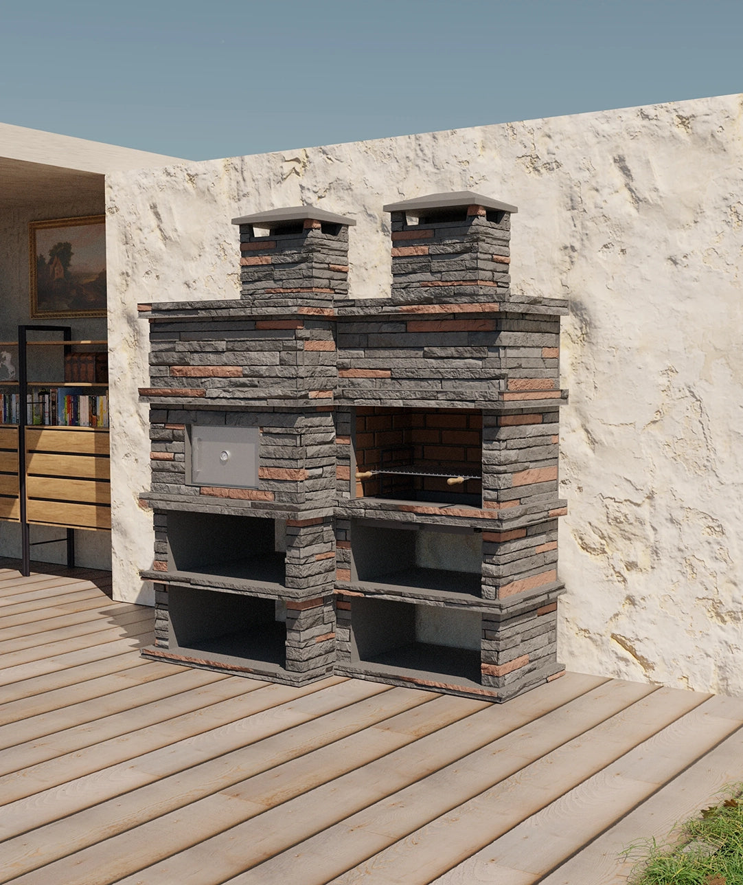 Rocca Four 463 – Barbacoa de Piedra con Horno de Leña