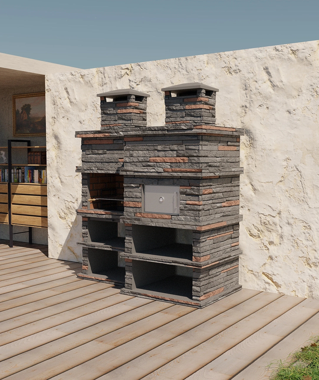 Rocca Four 463 – Barbacoa de Piedra con Horno de Leña