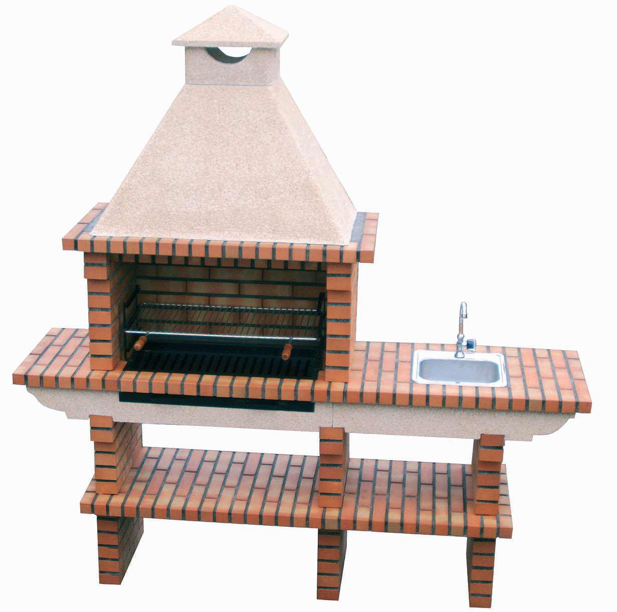 Barbecue en Brique TerraCotto 139 – Avec Évier Intégré