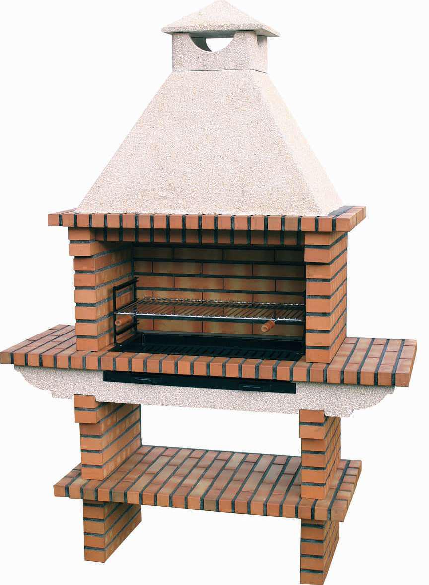 Barbecue en Brique TerraCotto 116 – Double Tablette Latérale