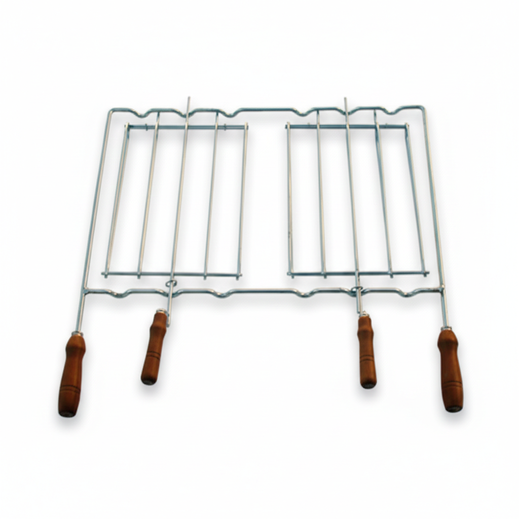 Grille Double Calabria – Acier ou Inox (60×38 ou 70×38 cm) – achat seul possible