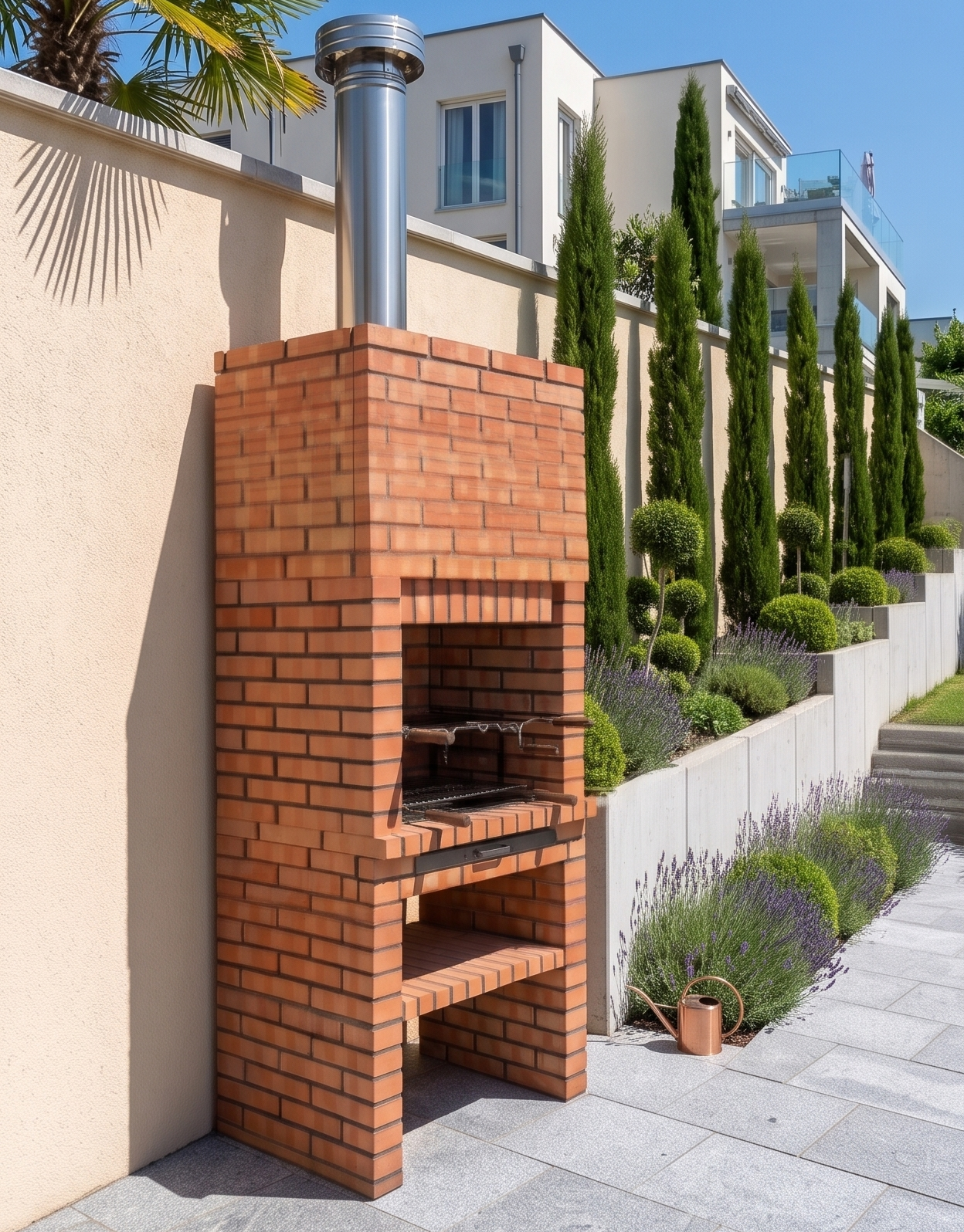 Calabria 112 - Barbecue en brique ouverture 60