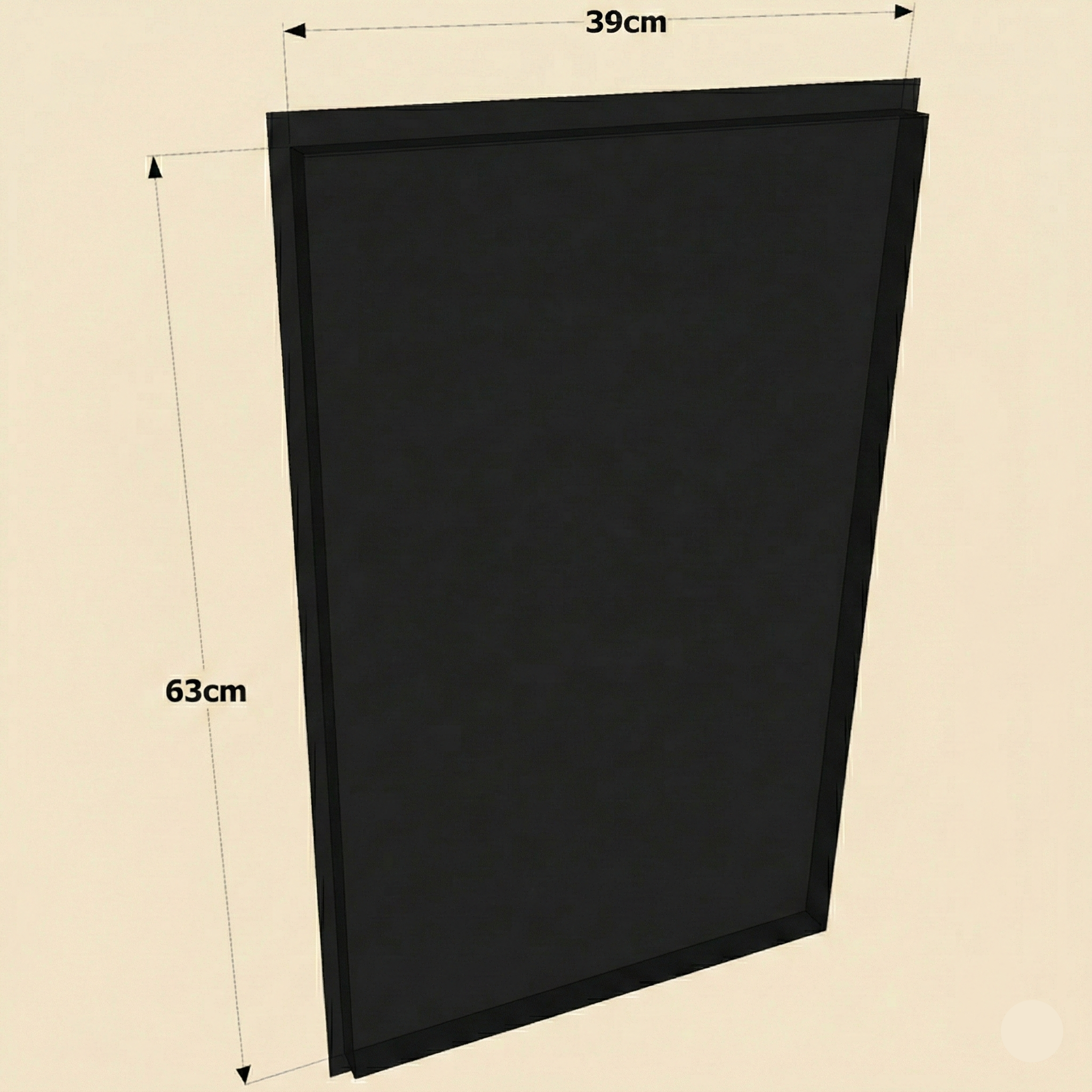 Plaque de Fond en Acier Laqué pour Modules LINEA – 4 Tailles – 4 Couleurs