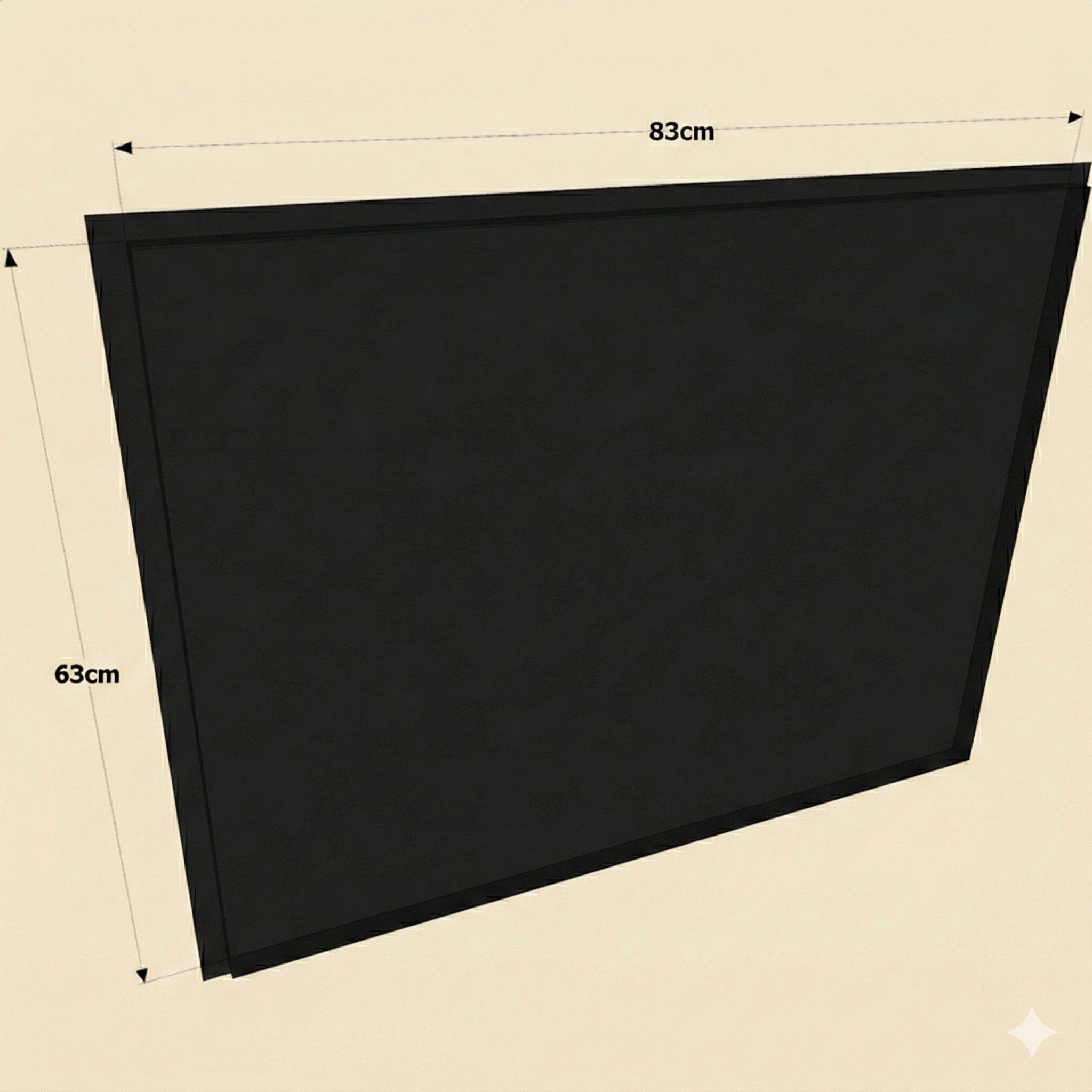 Plaque de Fond en Acier Laqué pour Modules LINEA – 4 Tailles – 4 Couleurs