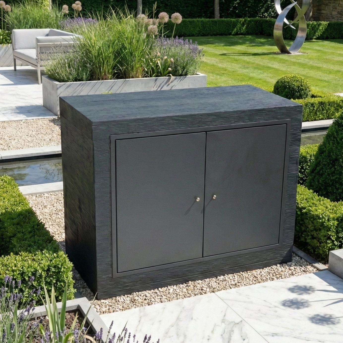 Porte pour Modules Linea – Acier Laqué (Noir/Blanc/Marron/Beige)