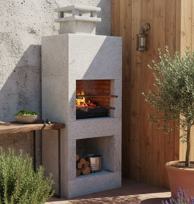 Pietra 059 – Barbecue en granit moderne