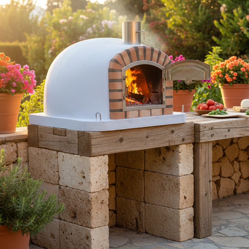 Horno de leña Maestro 120 cm – Horno para pizza y asador de alta gama