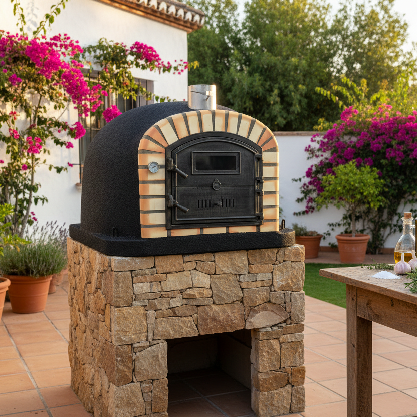Horno de leña Maestro 120 cm – Horno para pizza y asador de alta gama