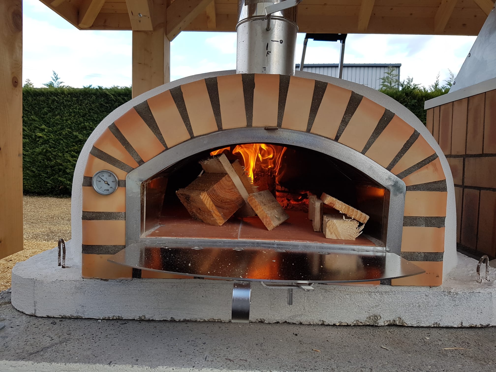 Horno de Leña Vesuvio 120 cm – Horno de Pizza Profesional
