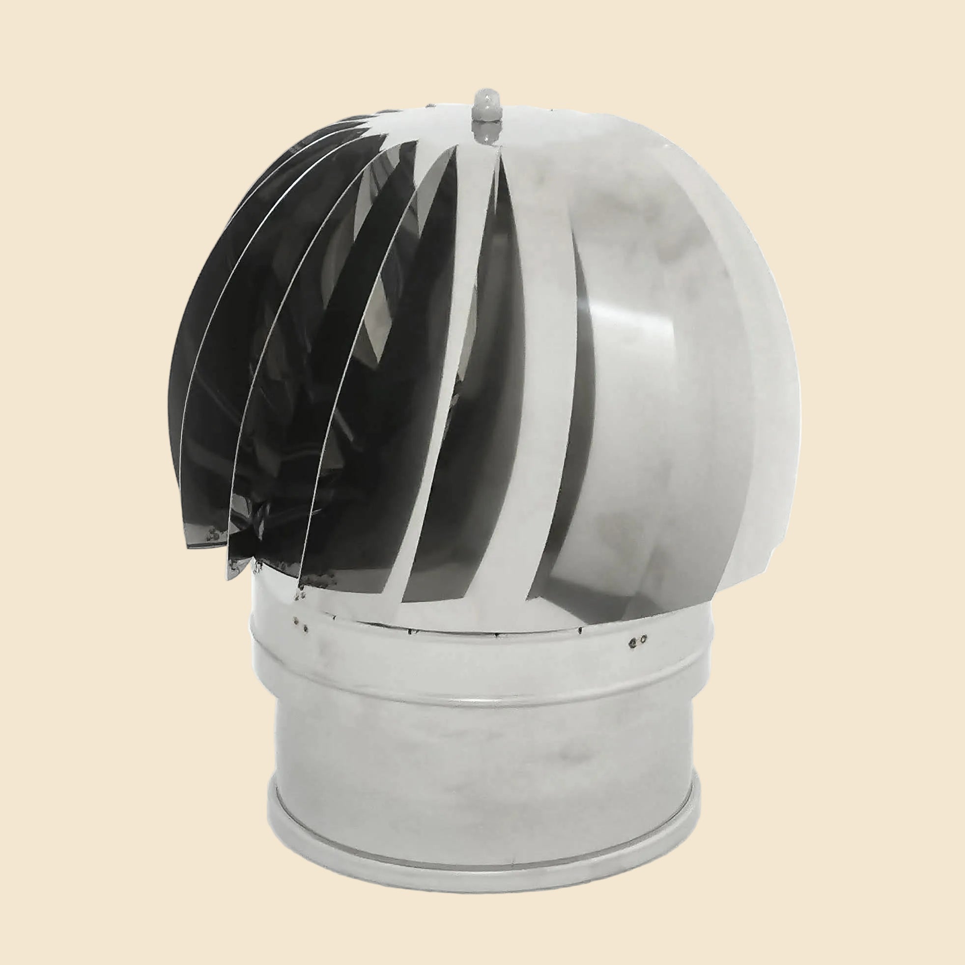 Chapeaux de cheminée inox Ø 200 mm – Simple / Girandole / Saturne