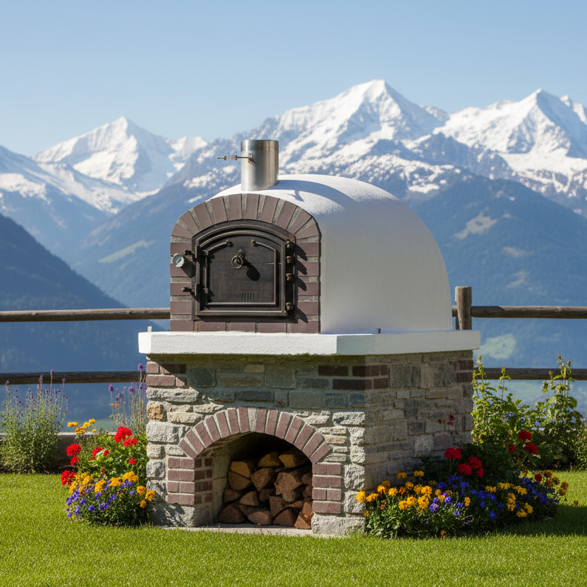 Horno de leña BRACIARO 90 cm – Horno para pizza y asador