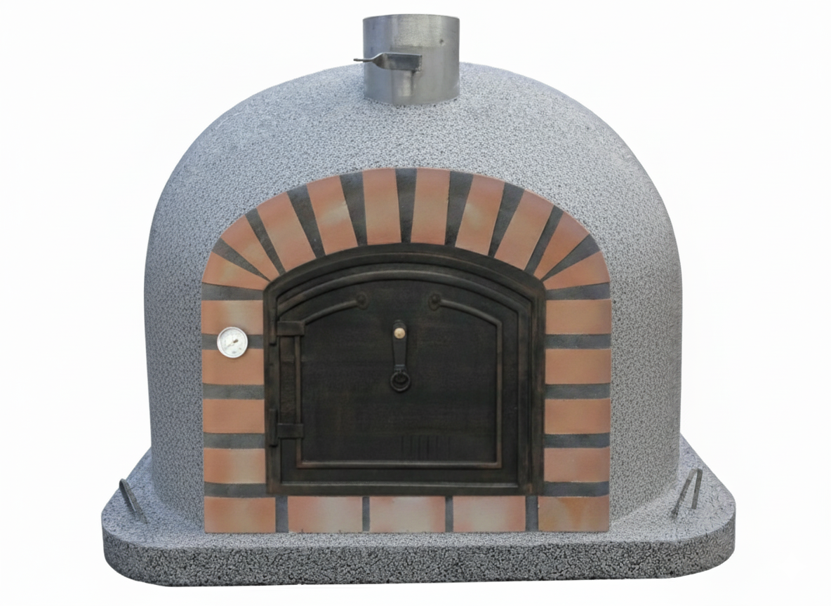 Four à Bois CENTORO 90 cm – Four à Pizza à Cheminée Centrale