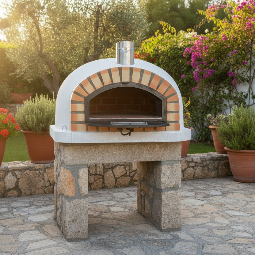 Horno de leña Vesuvio 100 cm – Horno de pizza auténtico
