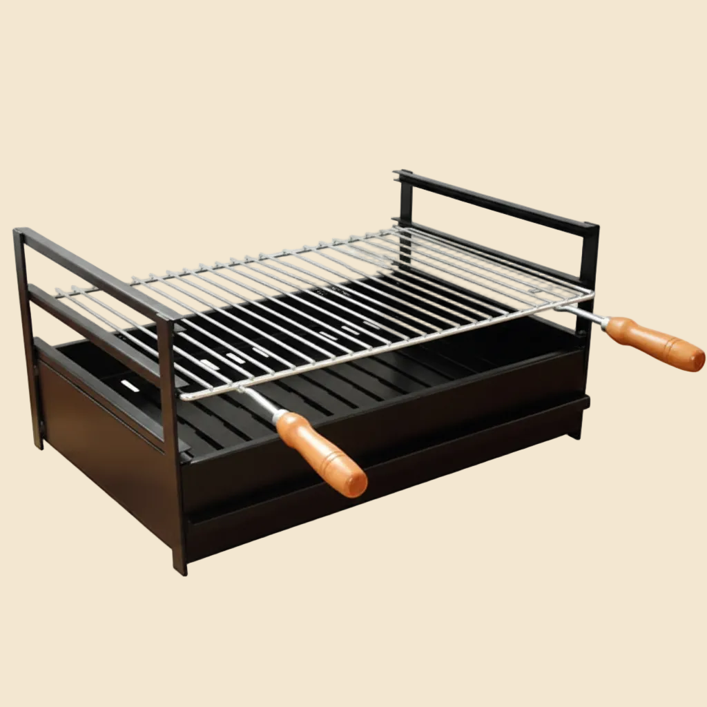 Granito 43 – Cuisine extérieure d’angle en granit avec four & évier (grilloir 70 cm)