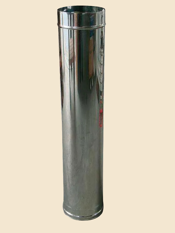 Tube de cheminée inox Ø 200 mm – Série Inoxa (50 cm / 100 cm)