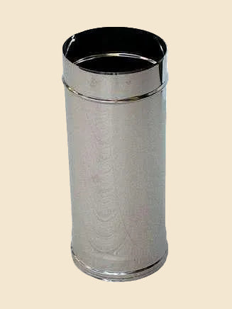 Tube de cheminée inox Ø 200 mm – Série Inoxa (50 cm / 100 cm)