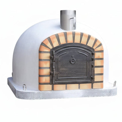 Four à Bois Maestro 90 cm – Four à Pizza et Rôtisserie Traditionnel