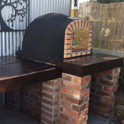 Four à Bois Maestro 120 cm – Four à Pizza & Rôtisserie Haut de Gamme