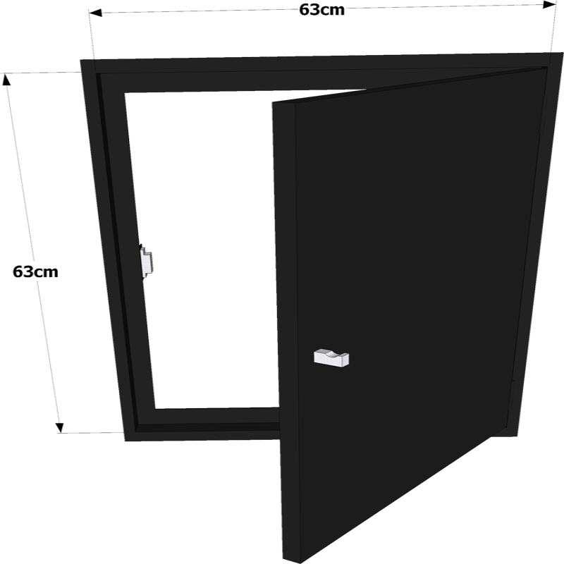 Porte pour Modules Linea – Acier Laqué (Noir/Blanc/Marron/Beige)