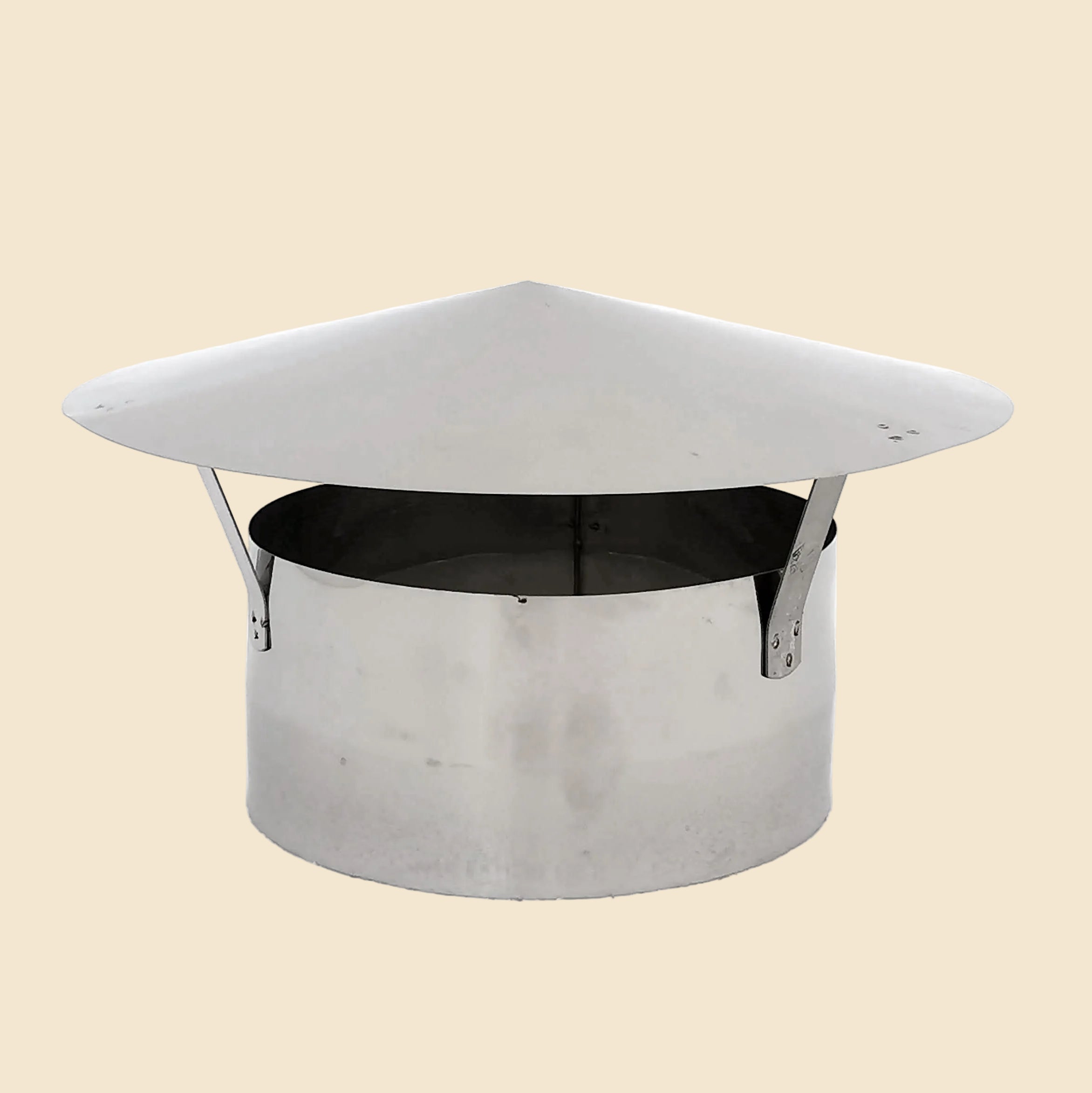 Chapeaux de cheminée inox Ø 200 mm – Simple / Girandole / Saturne