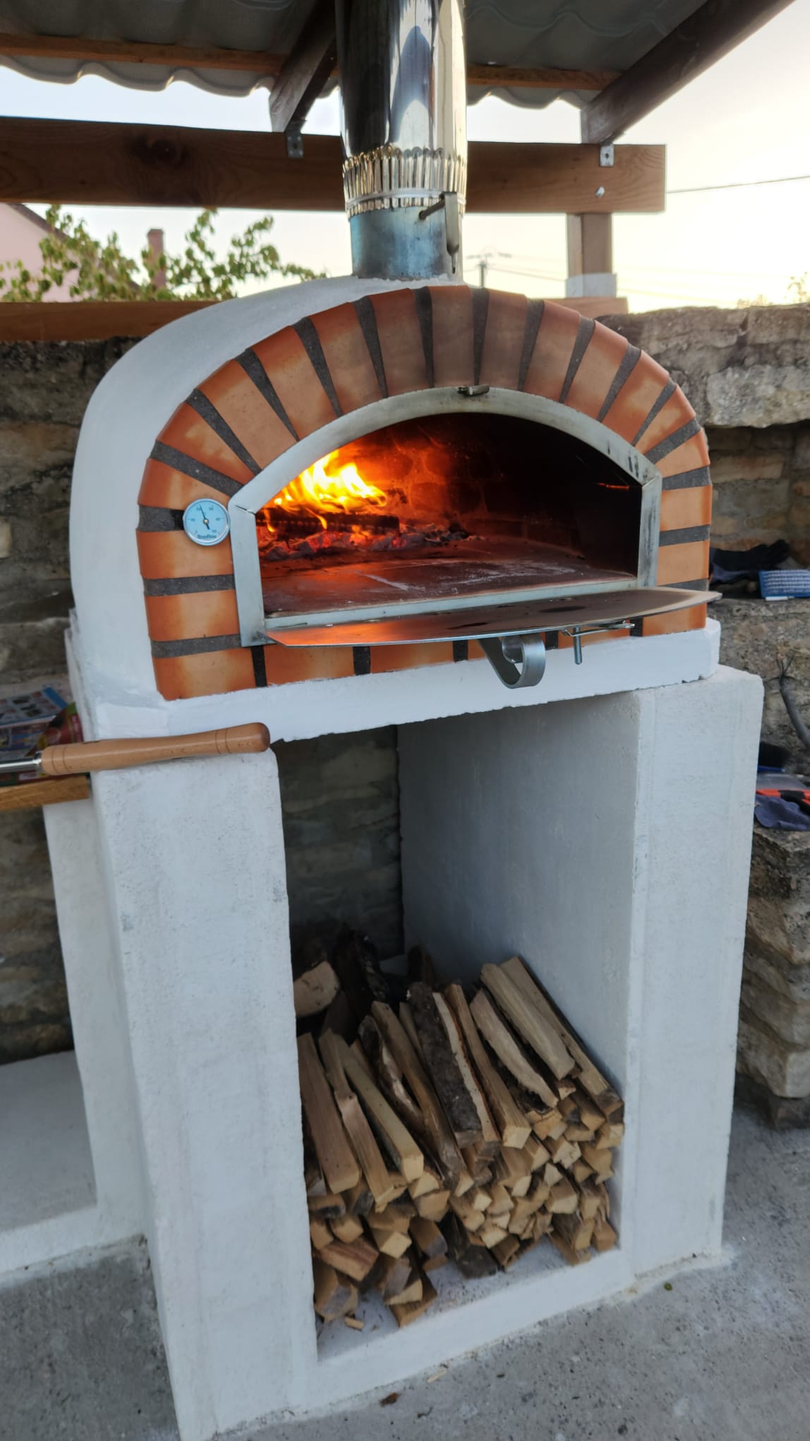 Four à Bois Vesuvio 90 cm – Four à Pizza Traditionnel