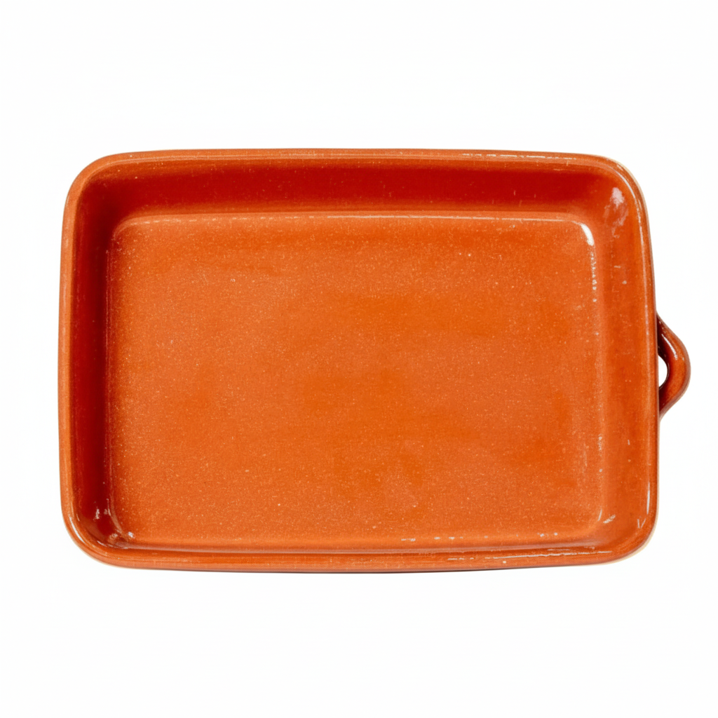 Travessa de barro sem fundo