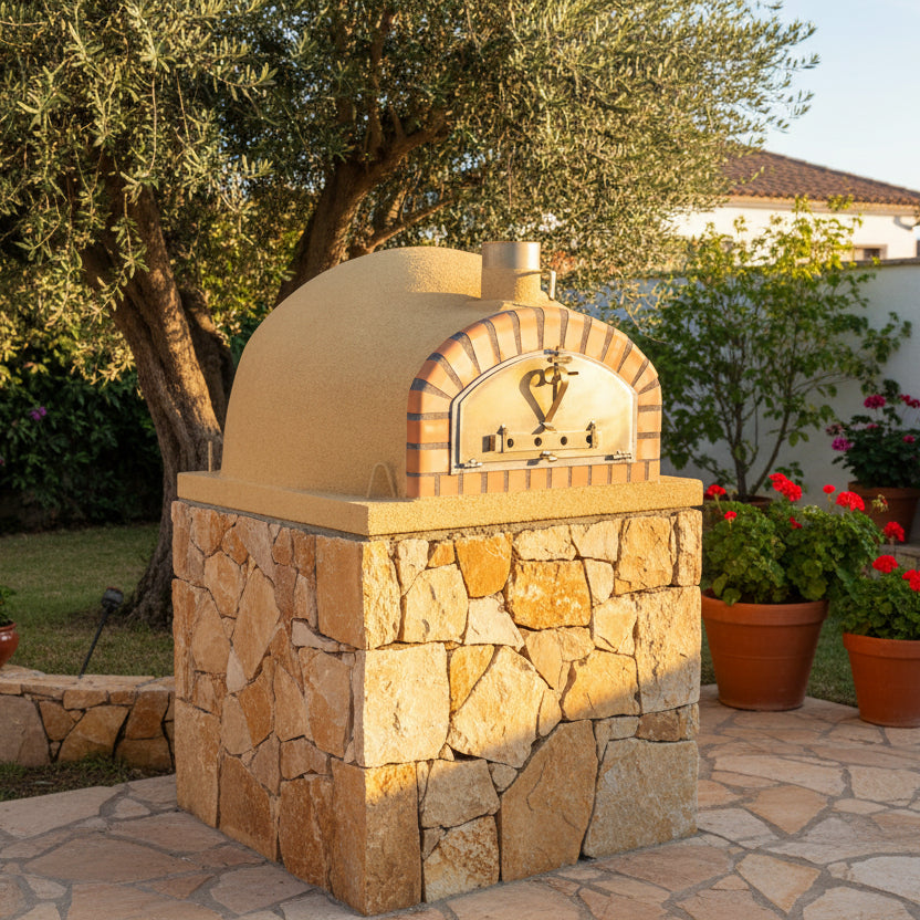 Horno de leña Vesuvio 100 cm – Horno de pizza auténtico
